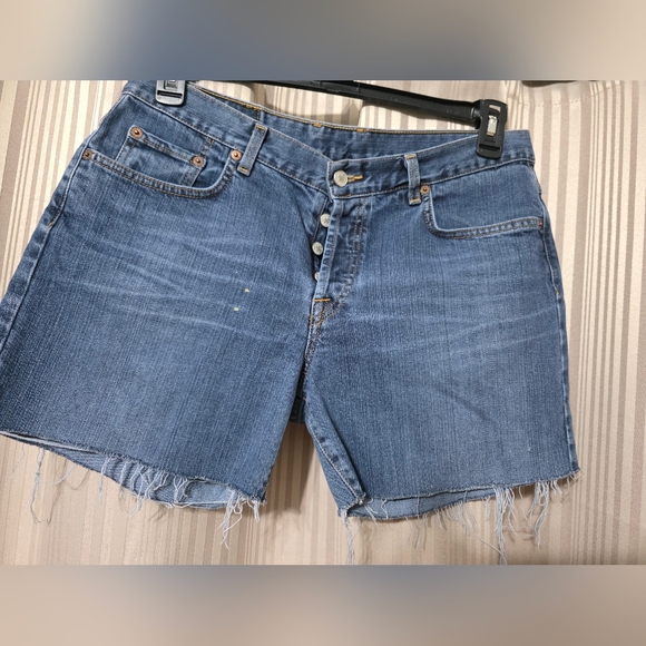 Denim Blue Women Shorts - Picture 1 of 6
